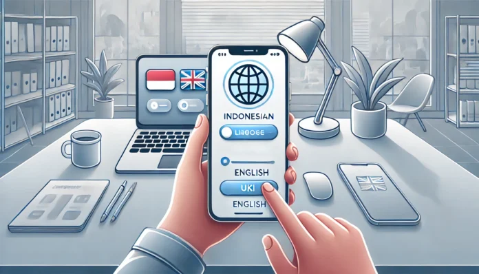 cara mengubah bahasa indonesia ke inggris di iphone