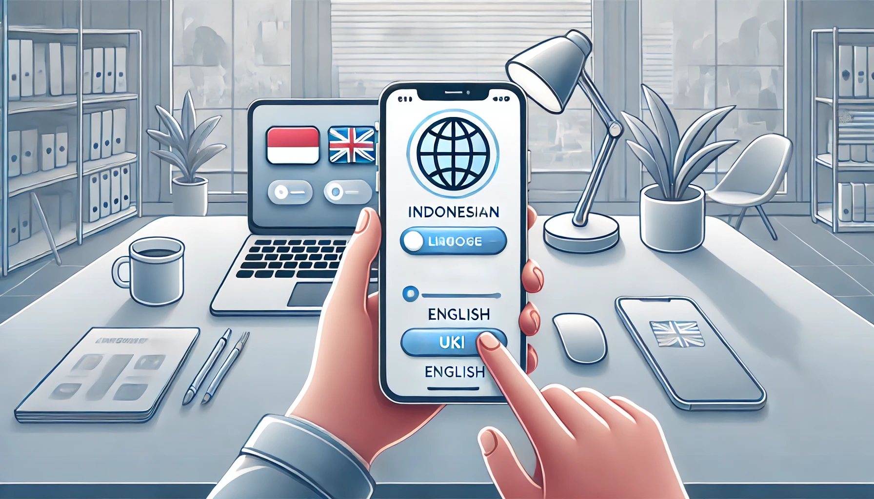 cara mengubah bahasa indonesia ke inggris di iphone