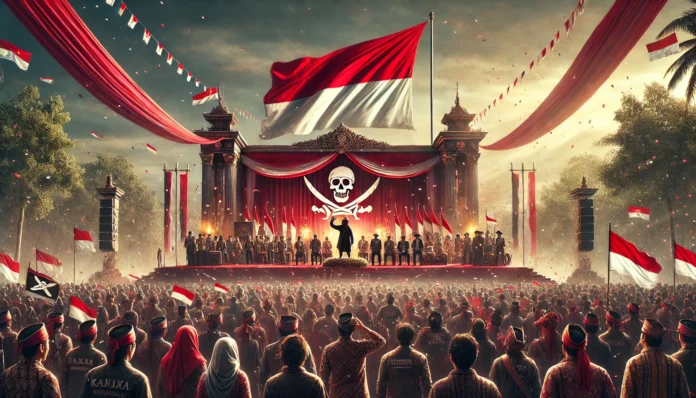 pengibaran bendera one piece
