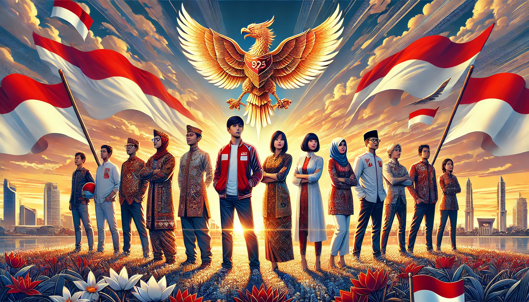 Logo Hari Sumpah Pemuda Ke 97 Tahun 2025