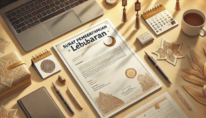 Contoh Surat Pemberitahuan Libur Lebaran Perusahaan