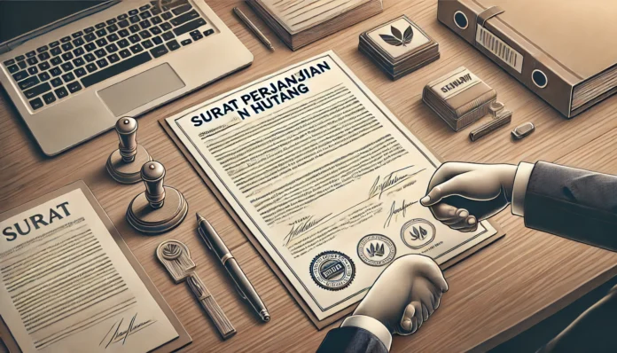 Contoh Surat Perjanjian Hutang