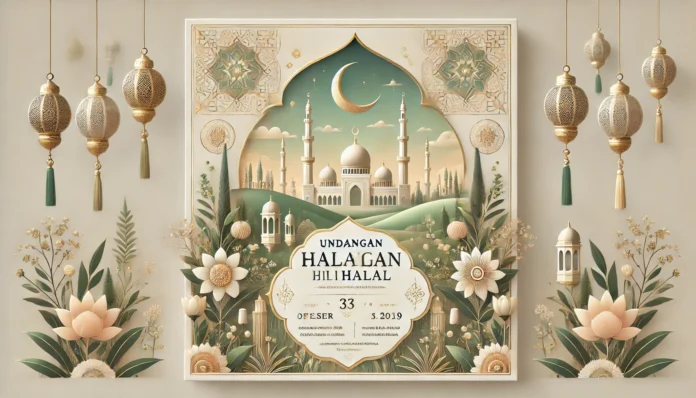Contoh Undangan Halal Bihalal