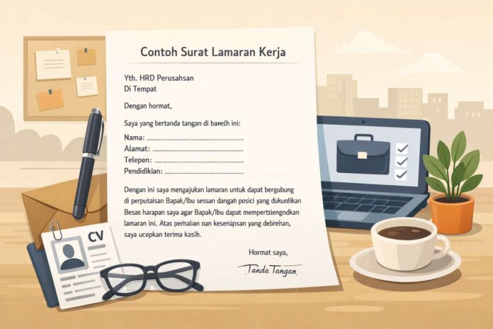 Contoh Surat Lamaran Kerja MBG