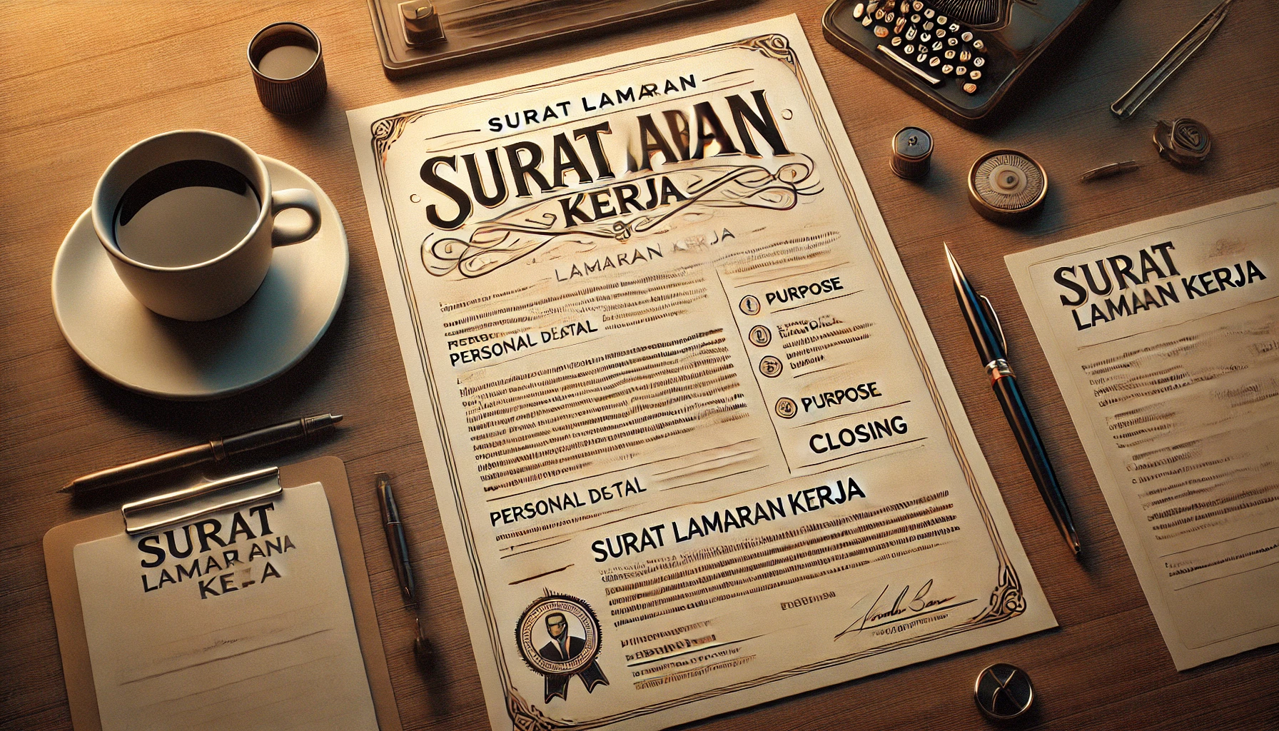 Contoh Surat Lamaran Kerja Tulis Tangan Rapi Profesional