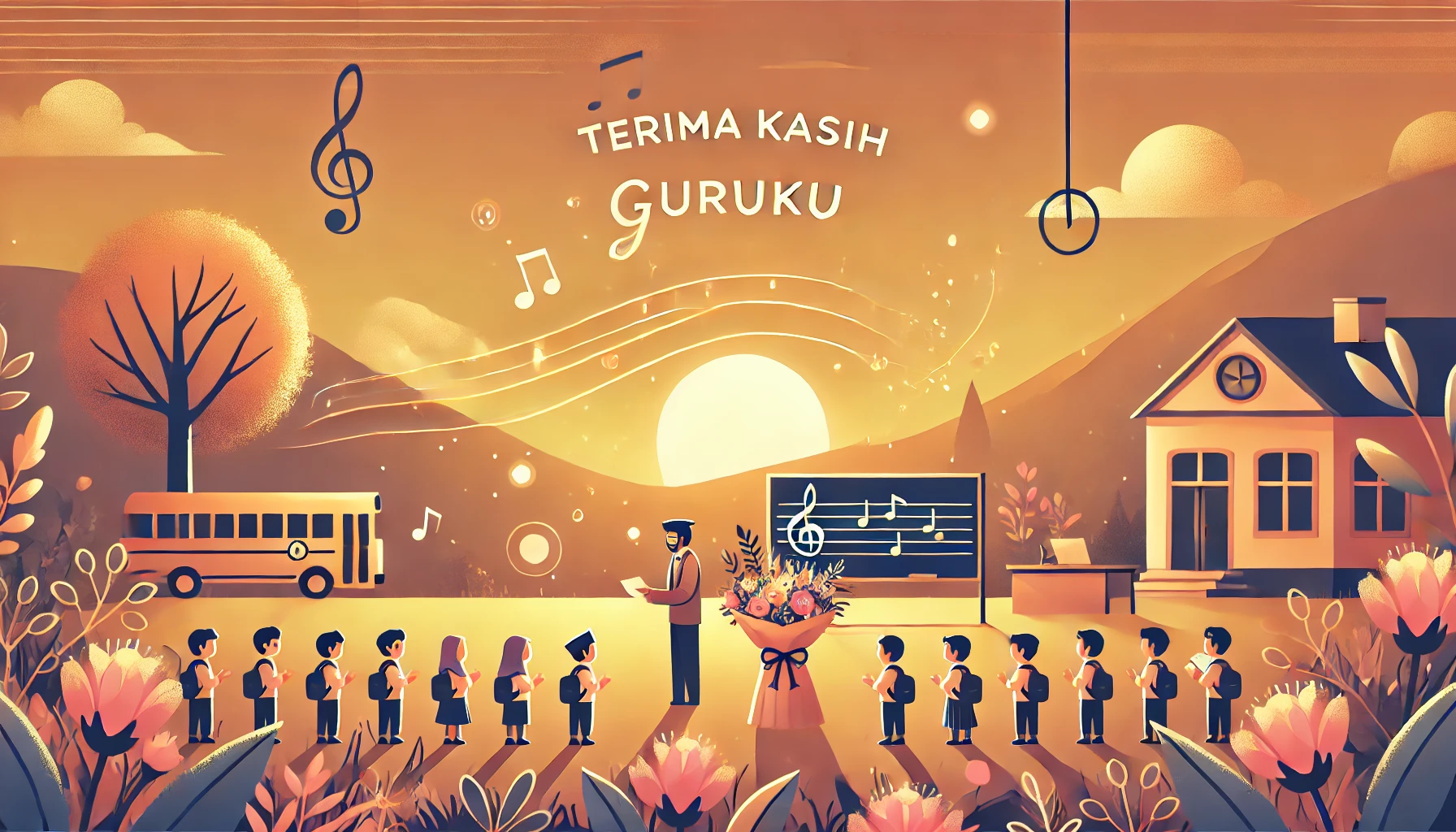 Lirik Lagu Terima Kasih Guruku Penuh Makna Mendalam