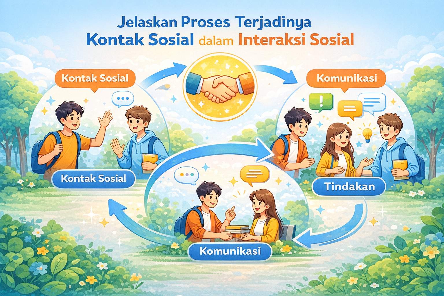 Jelaskan Proses Kontak Sosial Dalam Interaksi Sosial