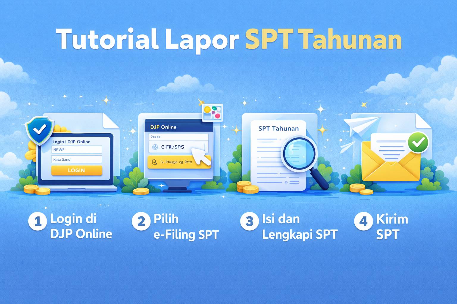 Tutorial Lapor SPT Tahunan Dengan Mudah Lengkap