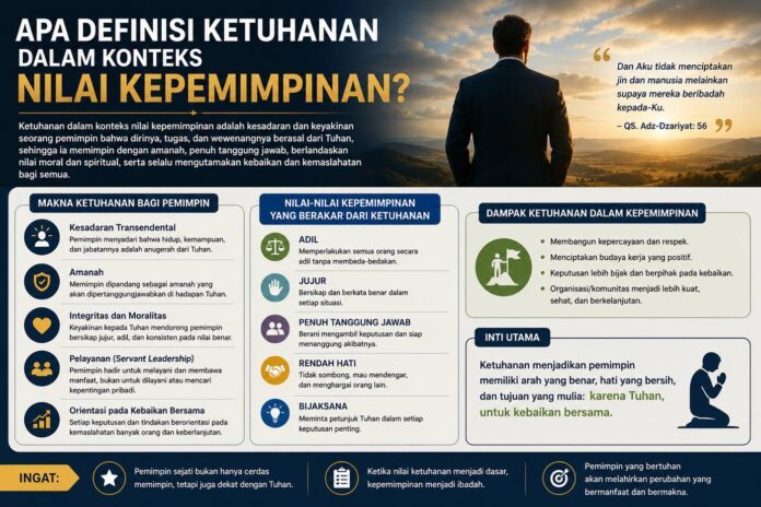 Apa Definisi Ketuhanan Dalam Konteks Nilai Kepemimpinan