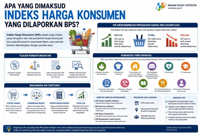 Apa Yang Dimaksud Indeks Harga Konsumen Yang Dilaporkan BPS