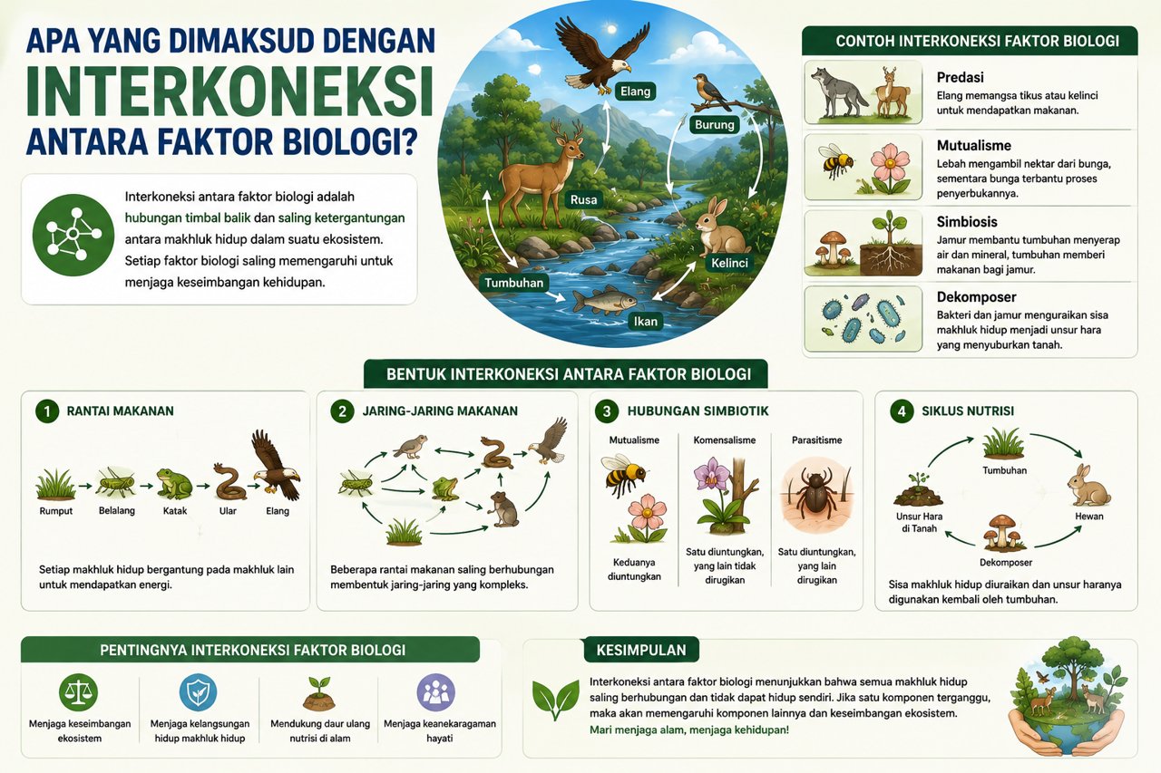 Apa Yang Dimaksud Dengan Interkoneksi Antara Faktor Biologi