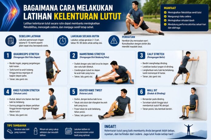 Bagaimana Cara Melakukan Latihan Kelenturan Lutut