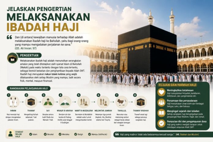 Jelaskan Pengertian Melaksanakan Ibadah Haji