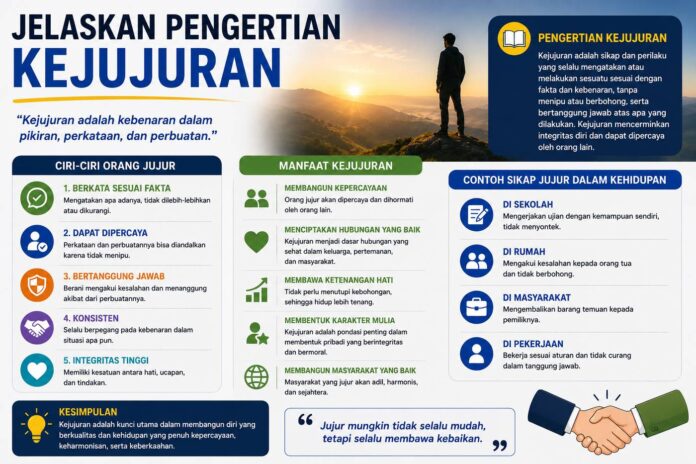 Jelaskan Pengertian Kejujuran