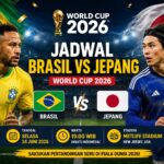 Jadwal Brasil vs Jepang