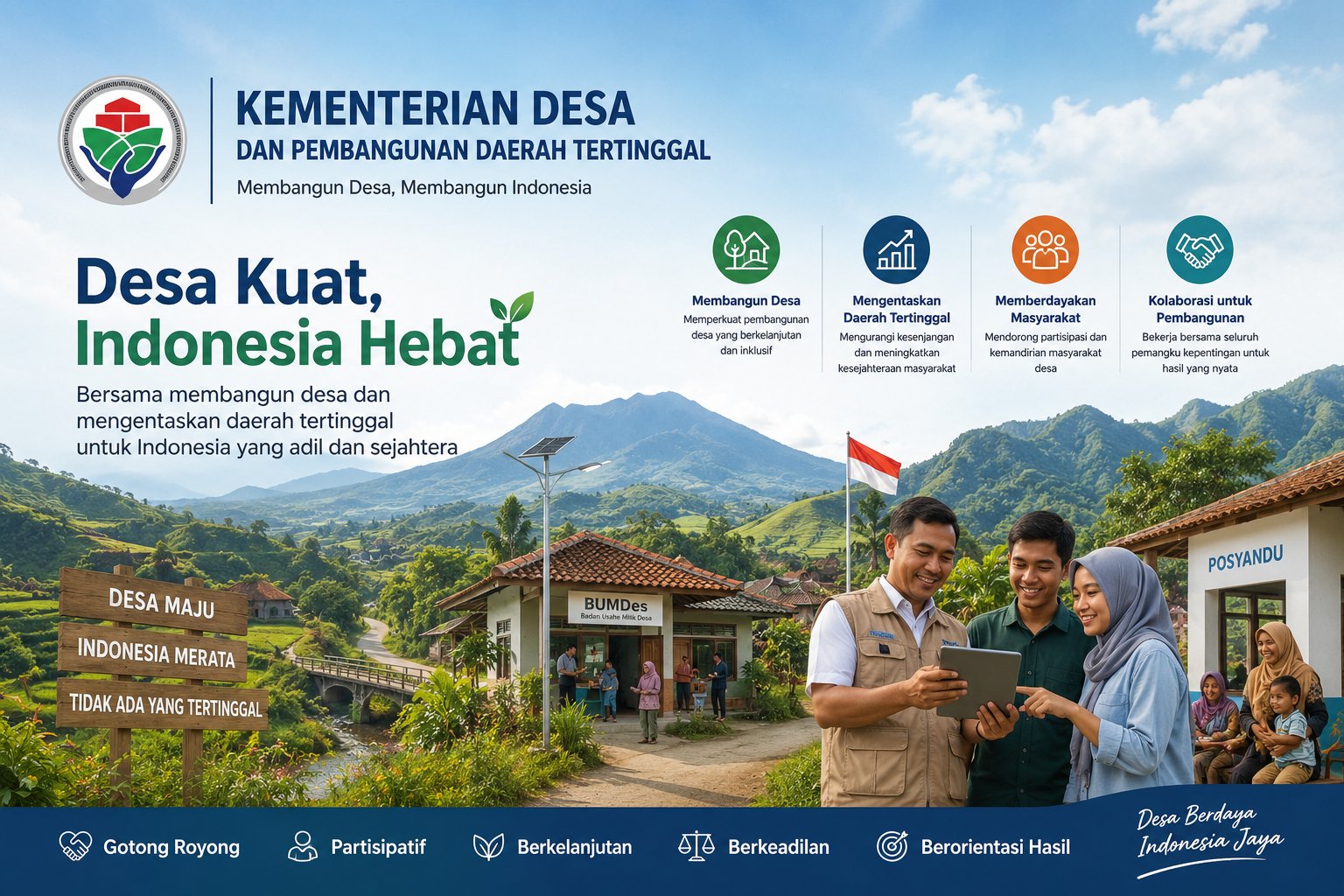 Kementerian Desa Dan Pembangunan Daerah Tertinggal Untuk Kemajuan Indonesia