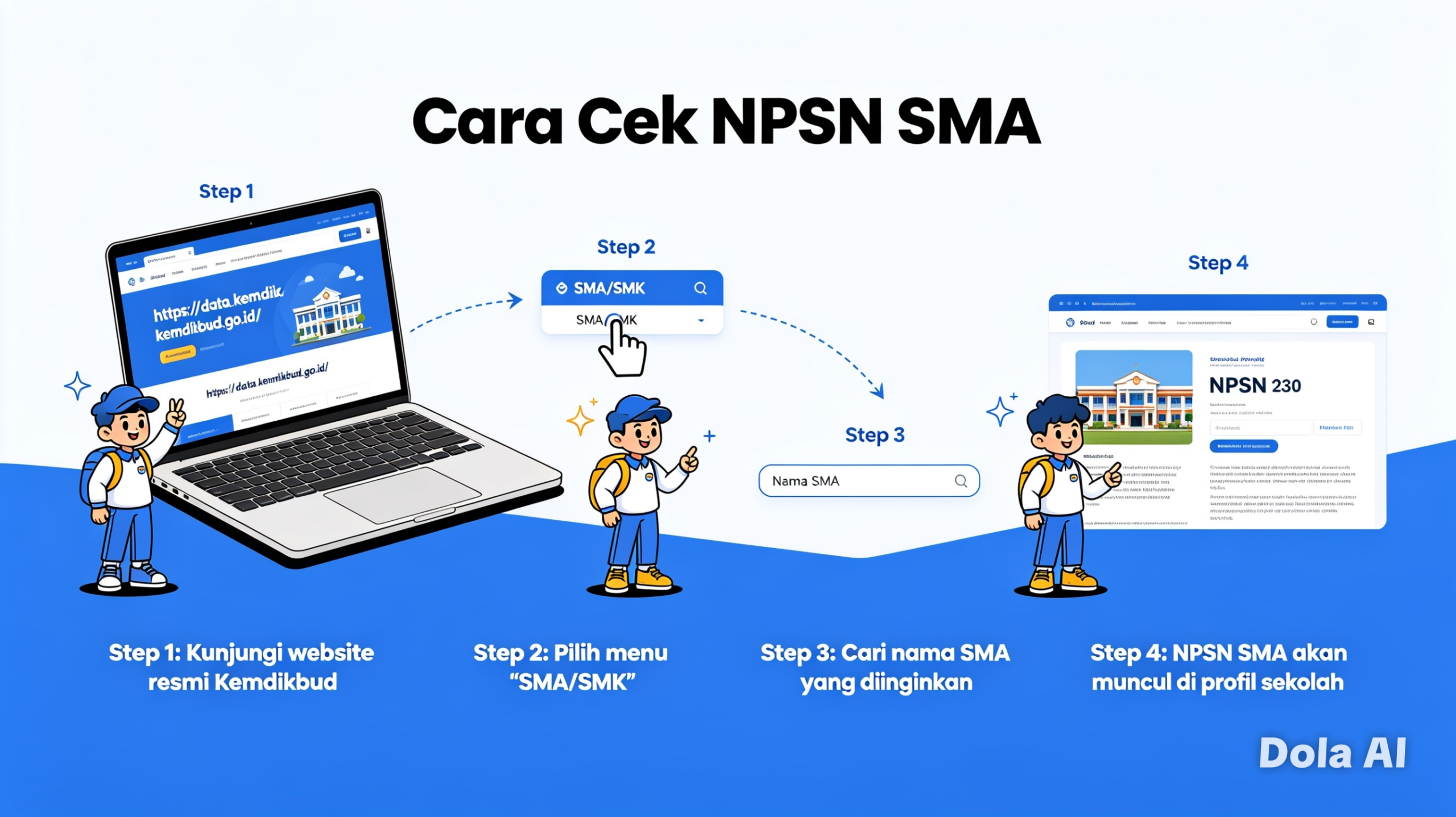 Cara Cek NPSN Sekolah SMA Online Dengan Mudah