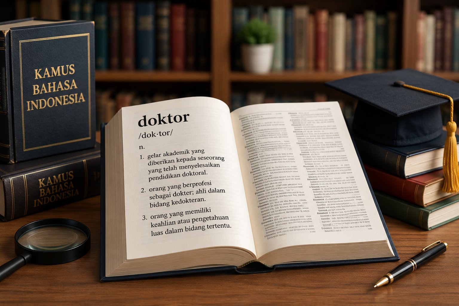 Arti Menurut Kamus Doktor Penjelasan Gelar Akademik