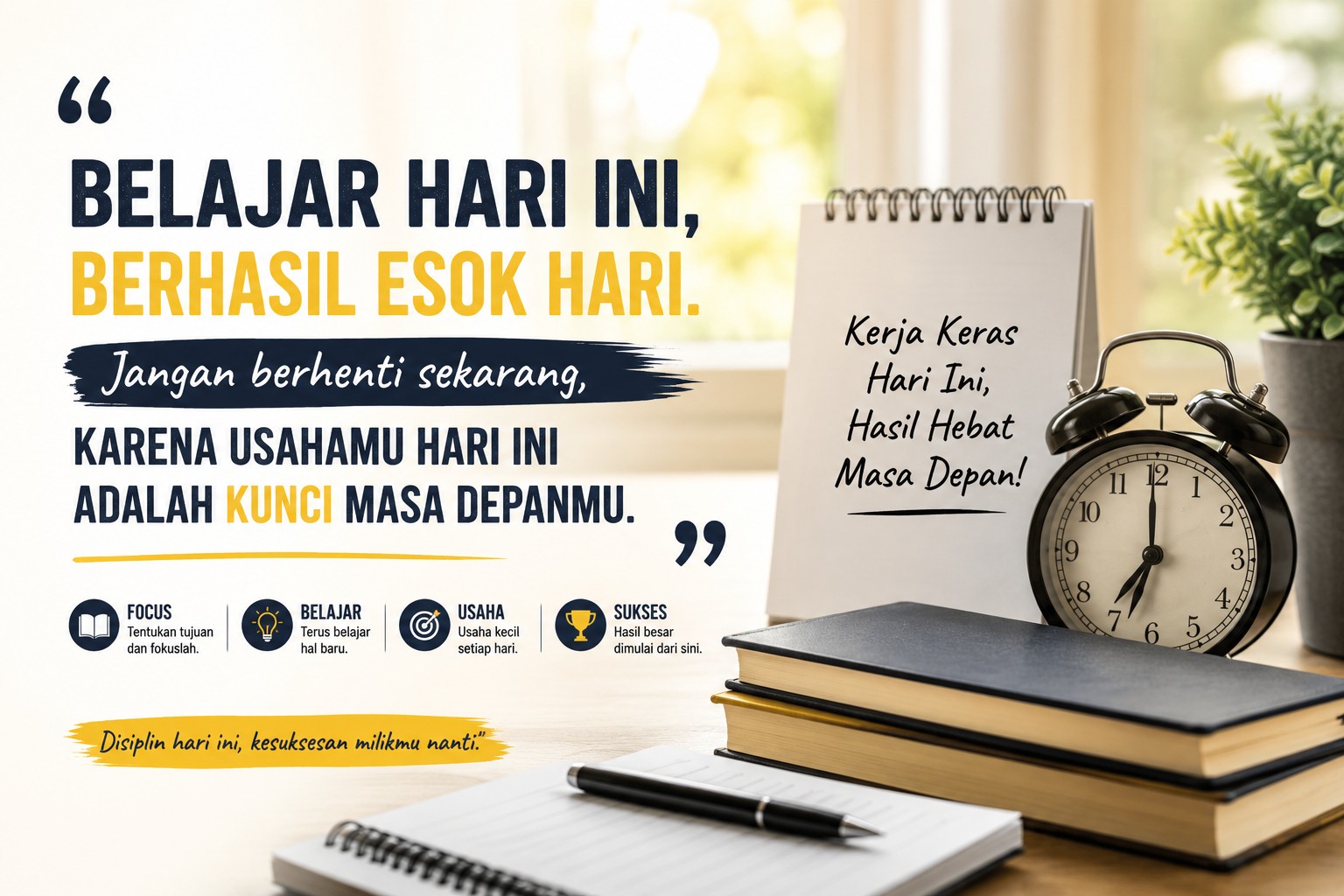 Kata-Kata Motivasi Belajar Singkat Untuk Semangat