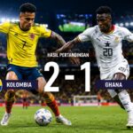 Hasil Kolombia vs Ghana