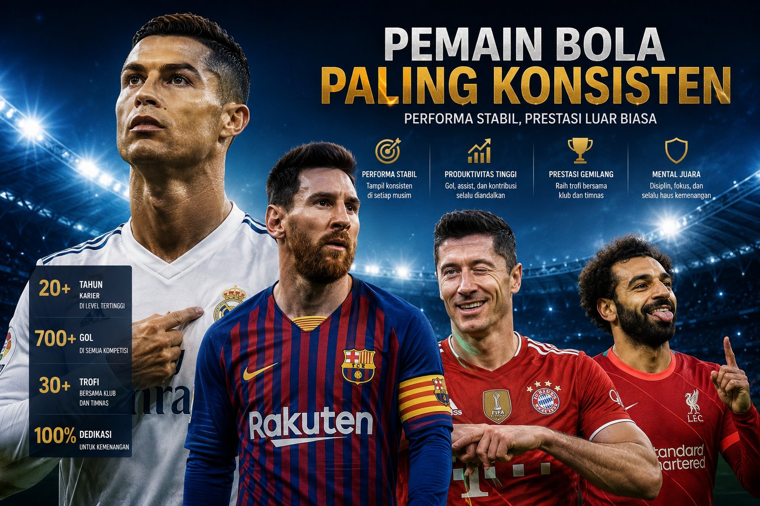 Pemain Paling Konsisten Dunia dalam Sepak Bola Modern