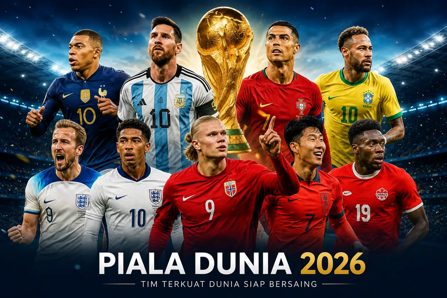 Tim Terkuat Piala Dunia 2026 Jadi Sorotan Dunia