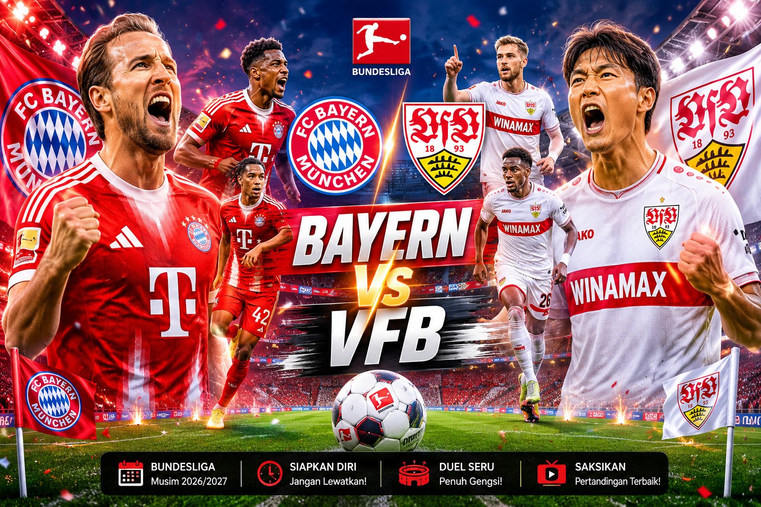 Pertandingan Bayern vs VFB