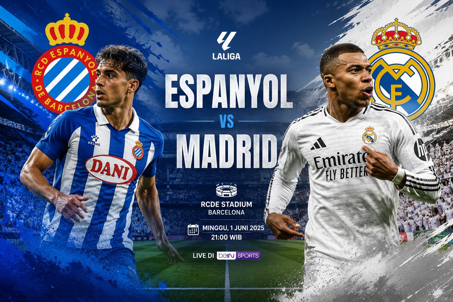 Pertandingan Espanyol vs Madrid