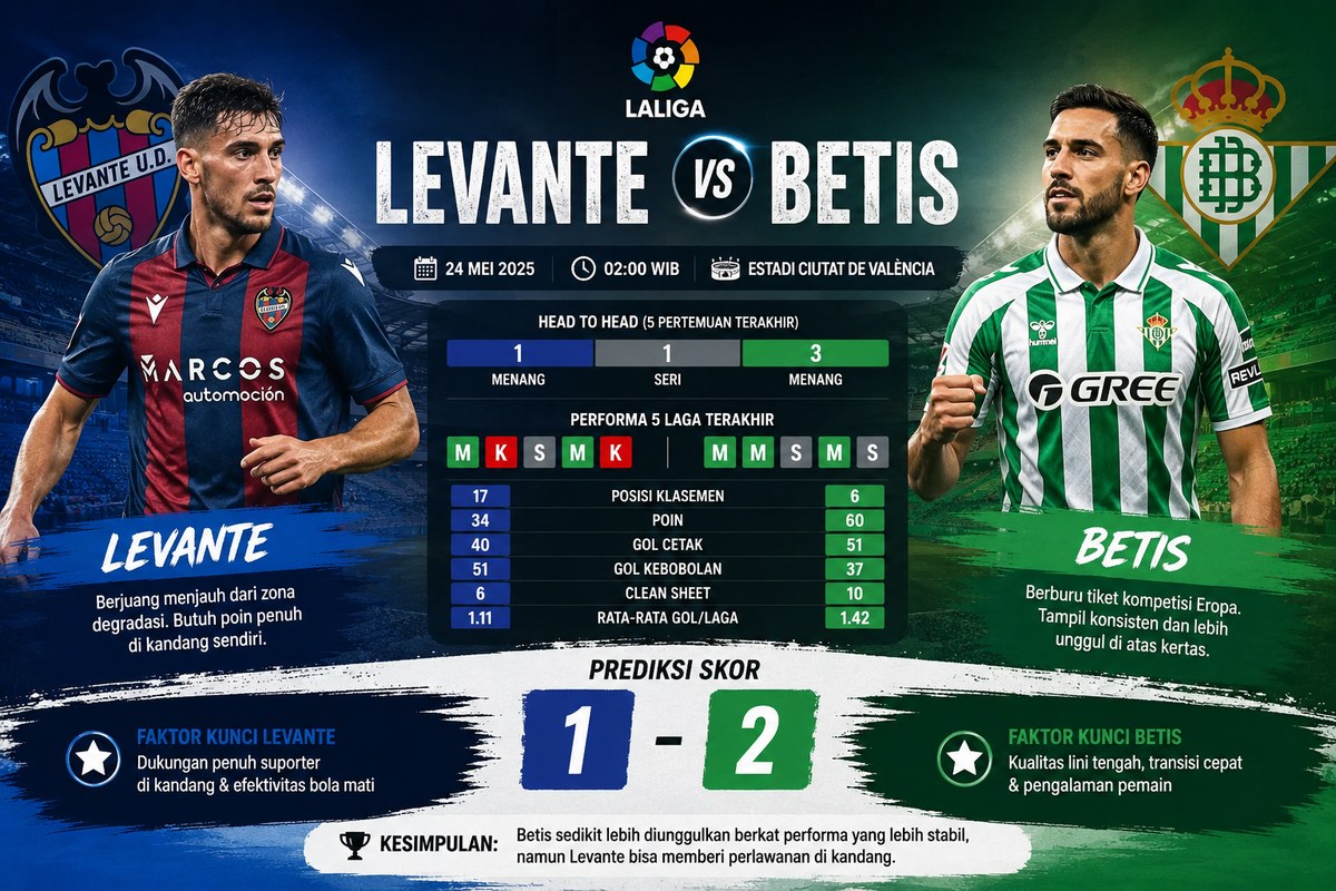Prediksi Levante vs Betis