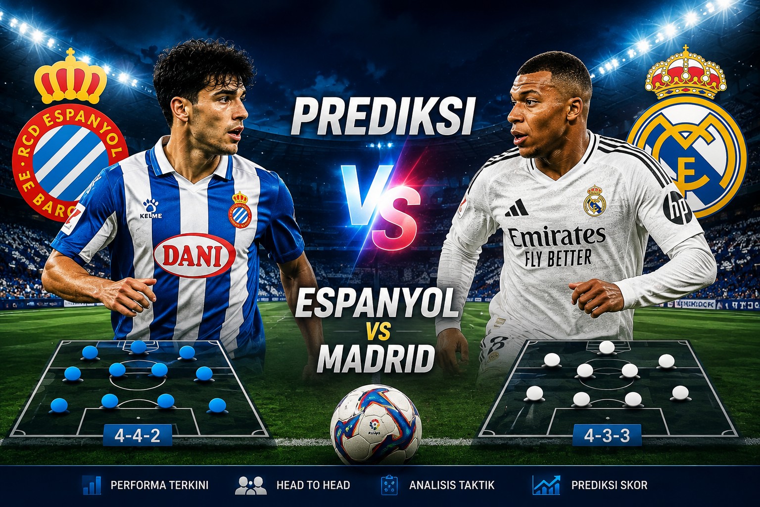 Prediksi Espanyol vs Madrid