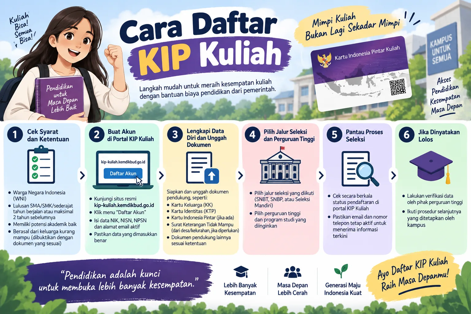 Cara Daftar KIP Kuliah 2026 Lengkap Untuk Mahasiswa Baru