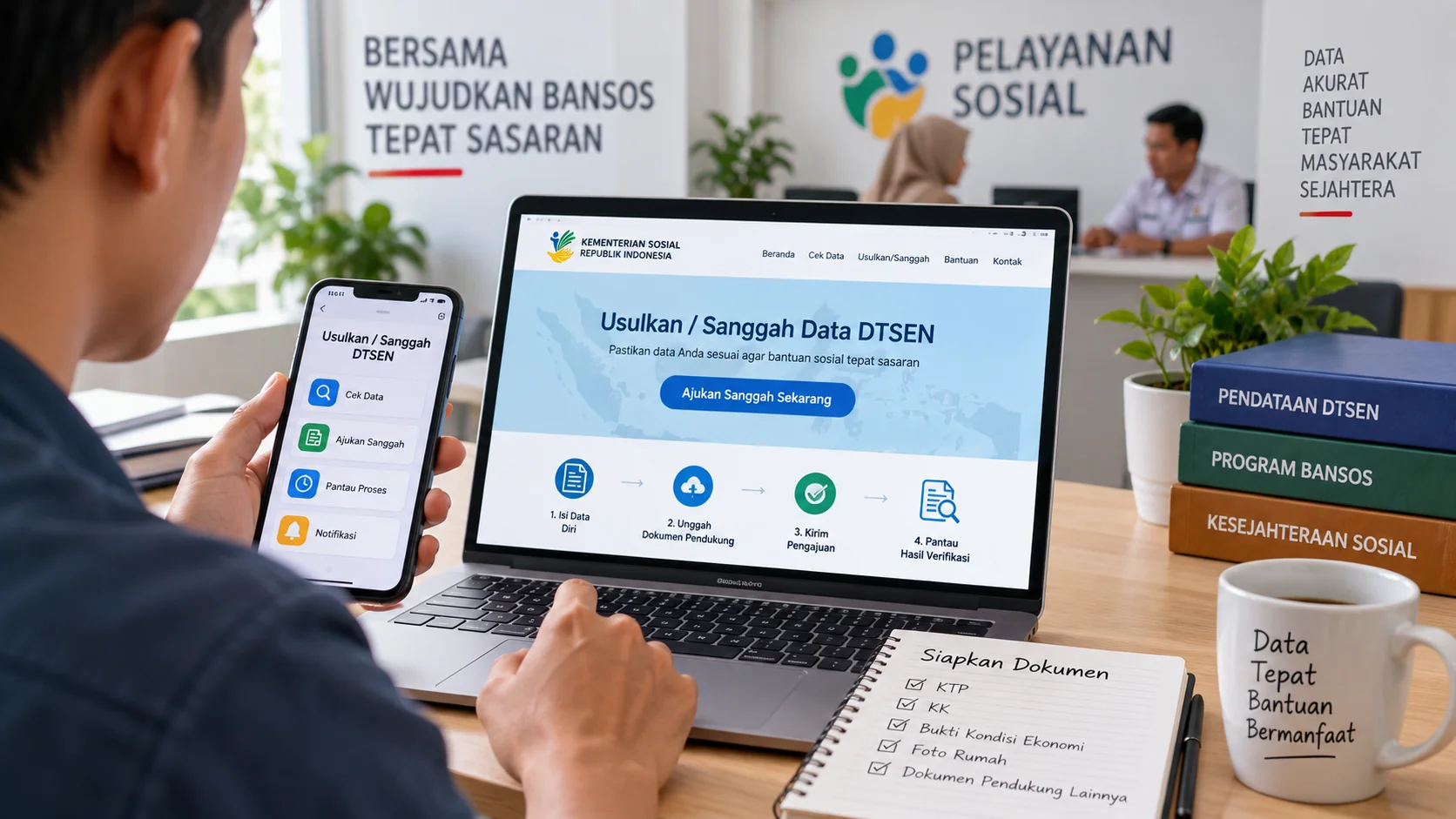 Cara Sanggah Desil DTSEN Bansos Jika Tidak Tepat Sasaran