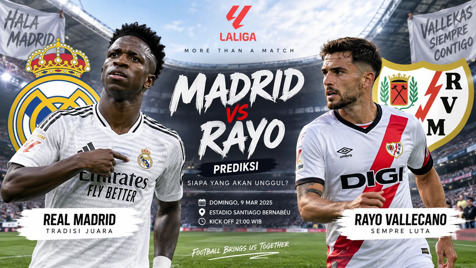 Prediksi Madrid vs Rayo Jadi Laga Panas La Liga