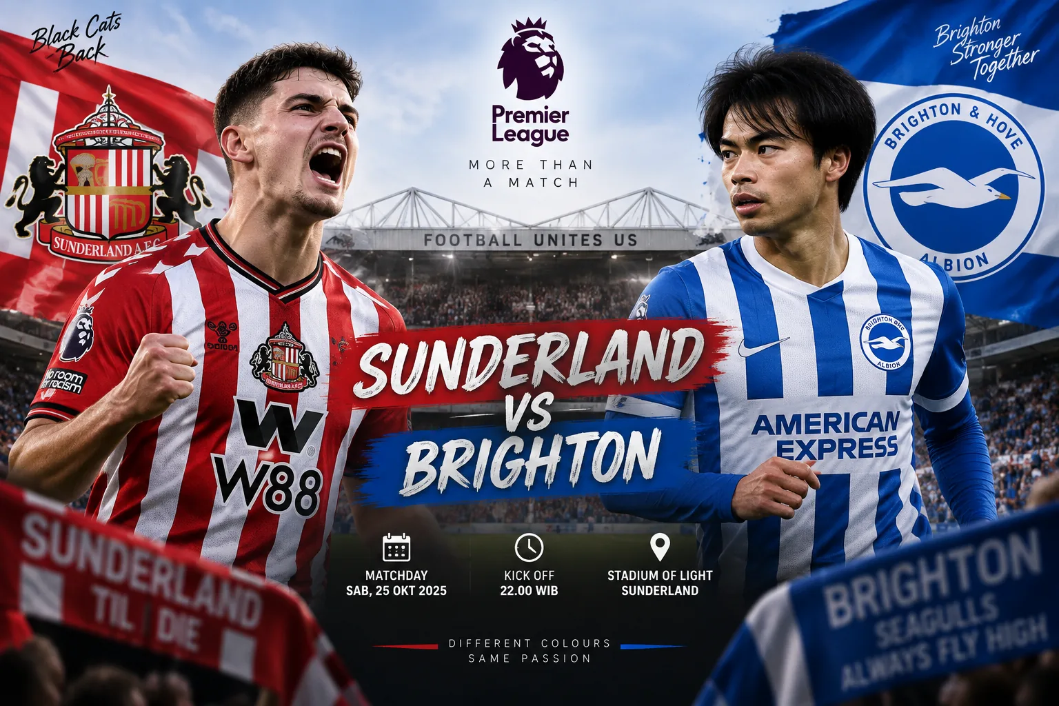 Prediksi Sunderland vs Brighton