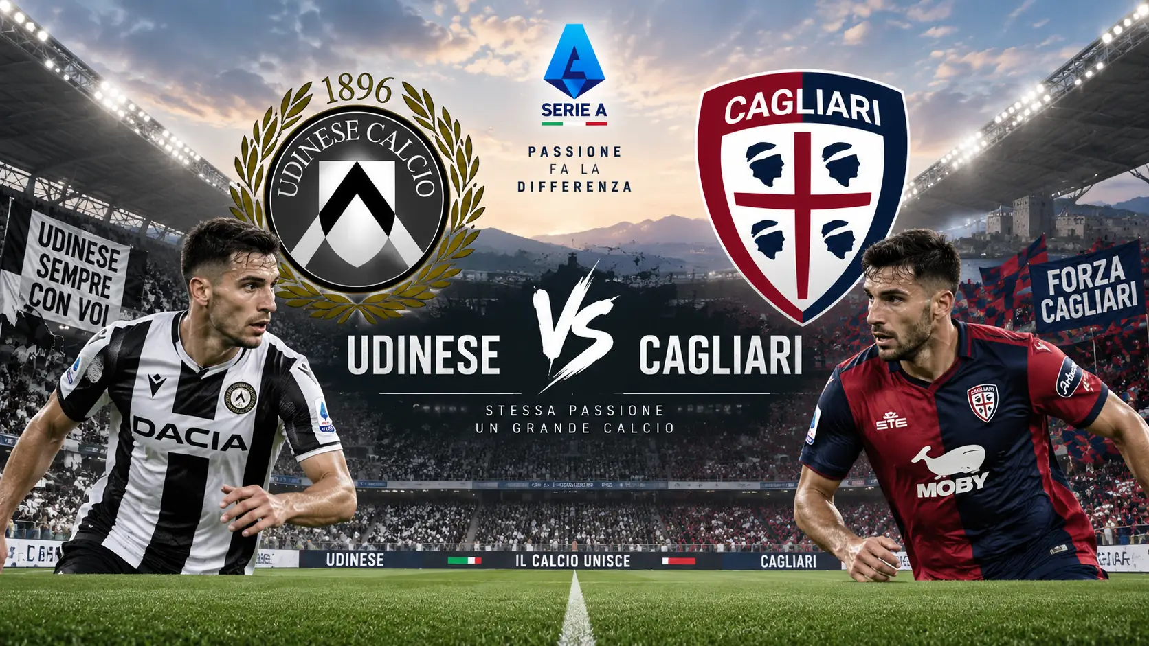 Pertandingan Udinese vs Cagliari Jadi Laga Penting Serie A
