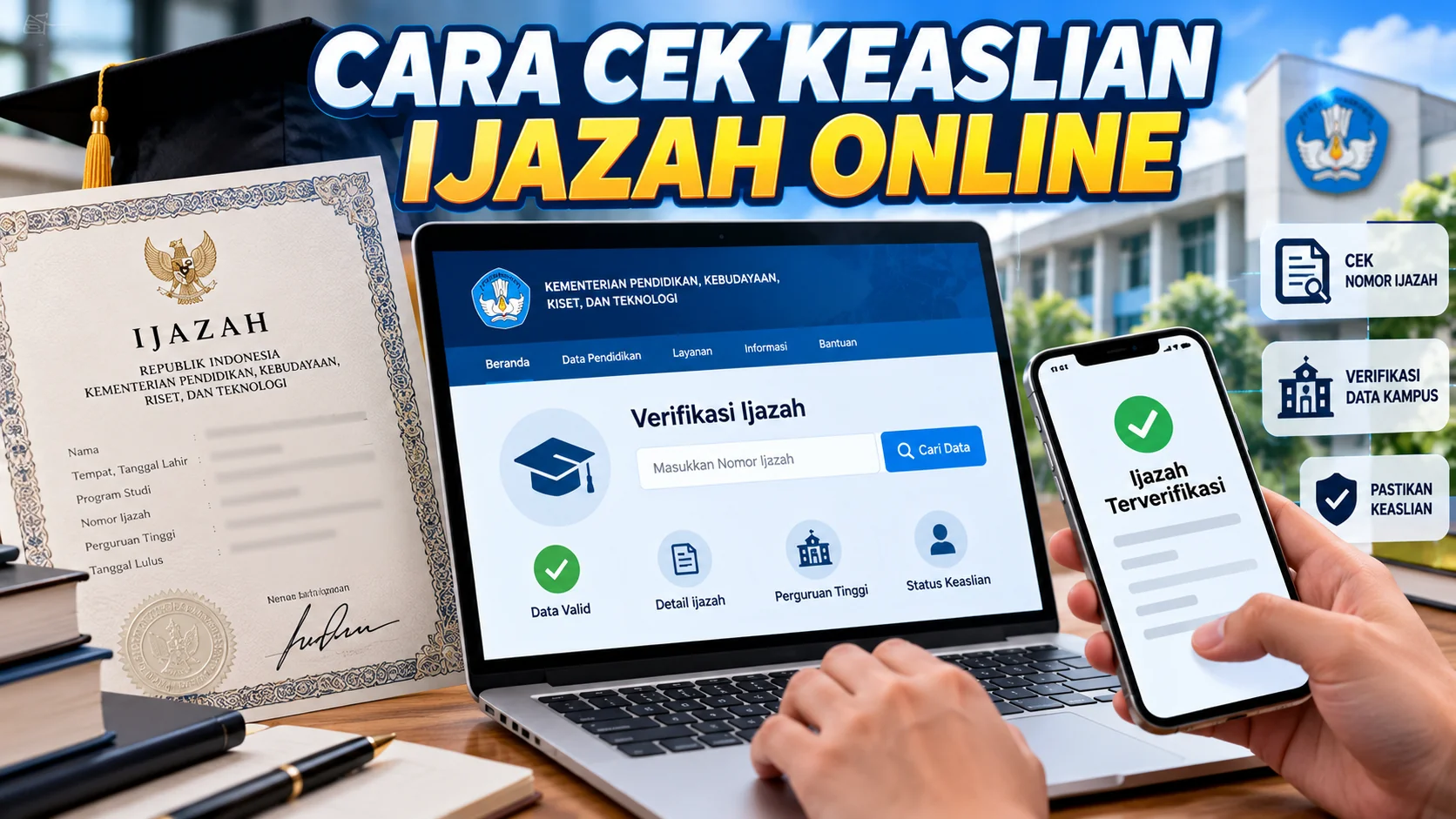 Cara Cek Keaslian Ijazah Online dengan Benar dan Aman