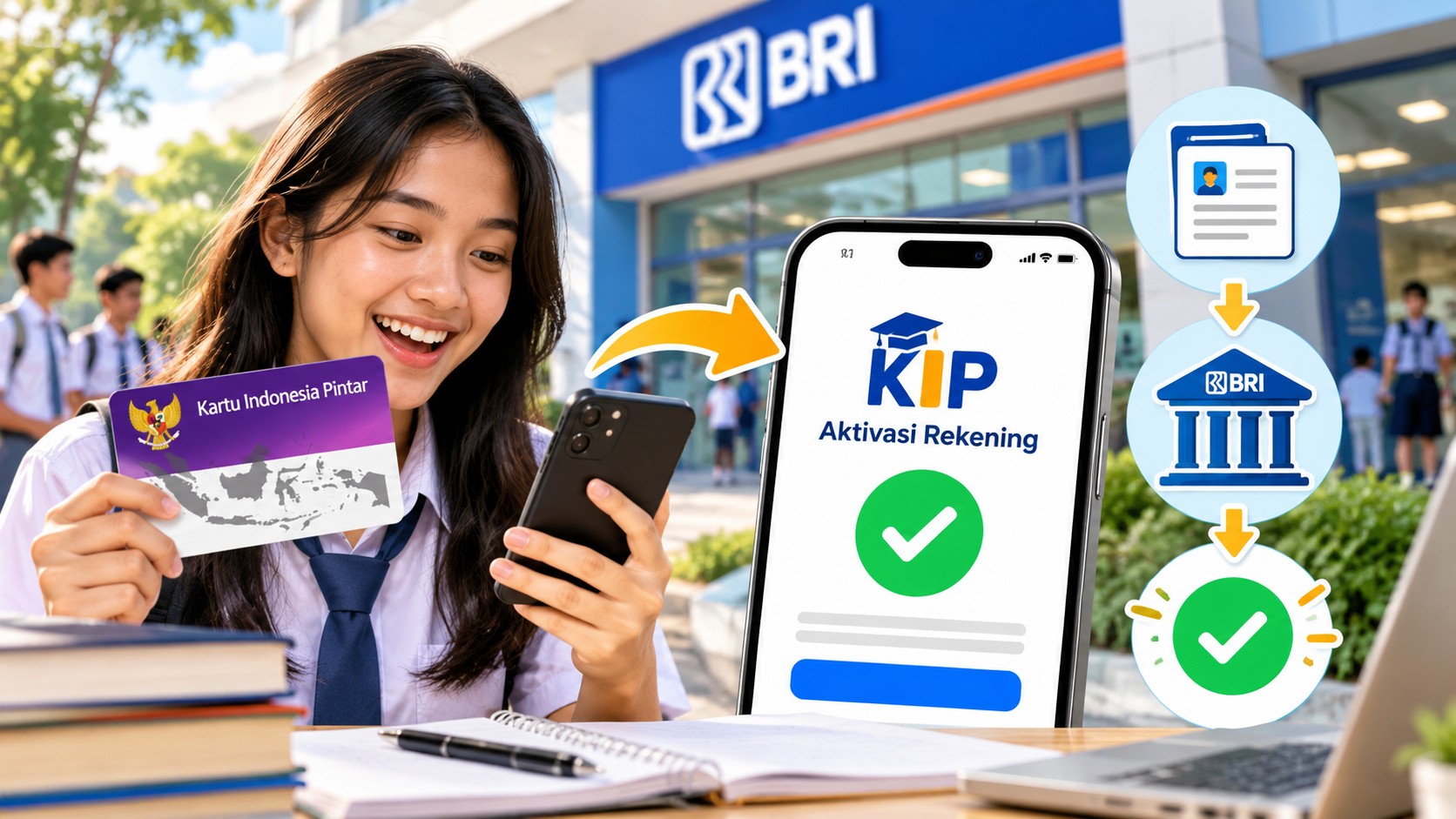 Cara Aktivasi Rekening KIP agar Dana Bantuan Bisa Dicairkan